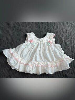 Vintage 90s Baby Ruffle Dress
